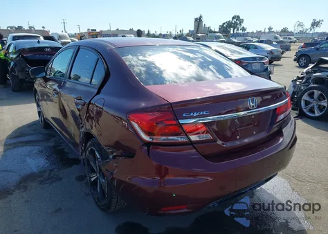 2015 Honda Civic Ex-L from USA, damaged, VIN 2HGFB2F93FH538283